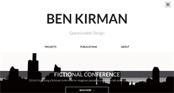 Desktop Screenshot of ben.kirman.org
