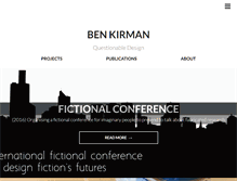 Tablet Screenshot of ben.kirman.org